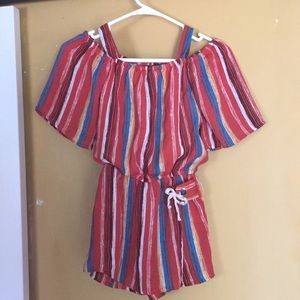 My Michelle Girls Romper Jumper Skort Size Medium